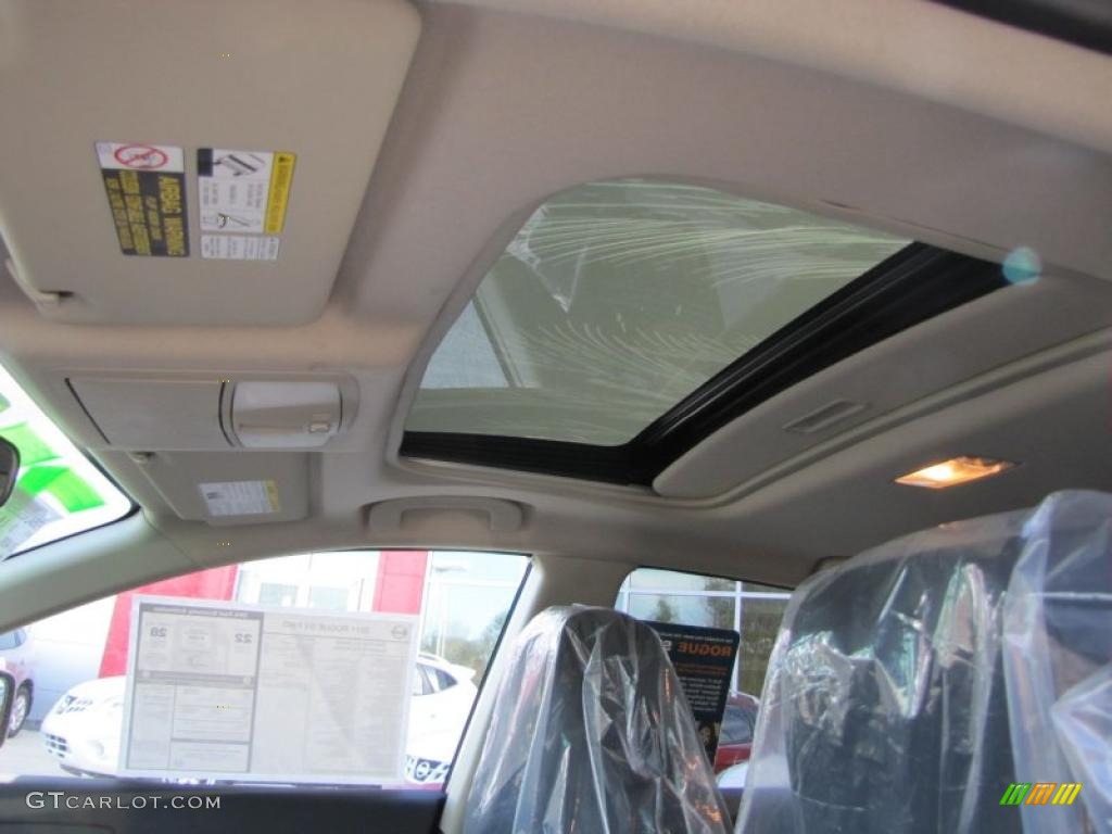 2011 Rogue SV - Platinum Graphite / Gray photo #11