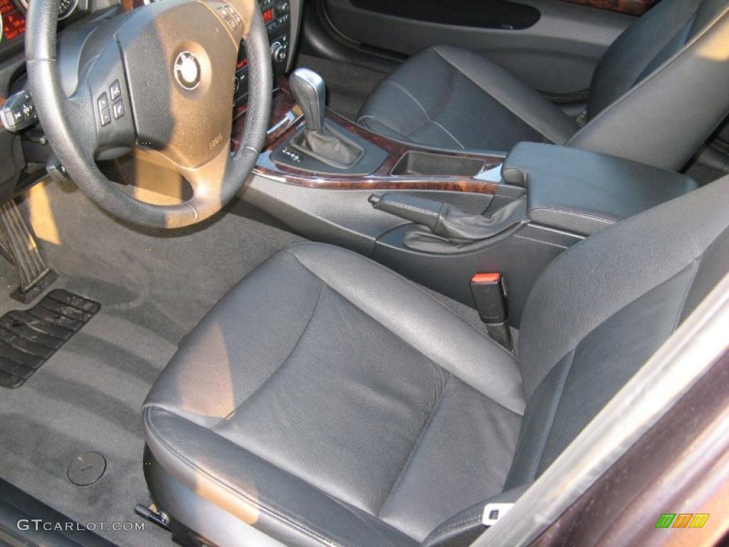 2008 3 Series 328xi Sedan - Sparkling Graphite Metallic / Black photo #13