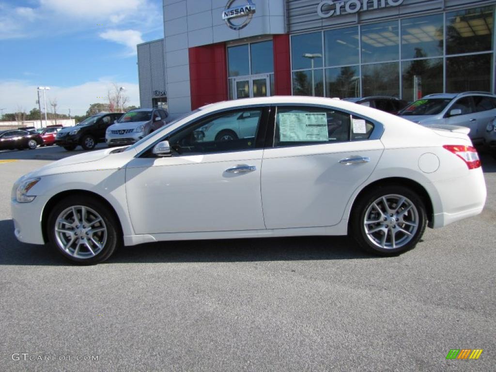 Winter Frost White 2011 Nissan Maxima 3.5 SV Exterior Photo #41308619