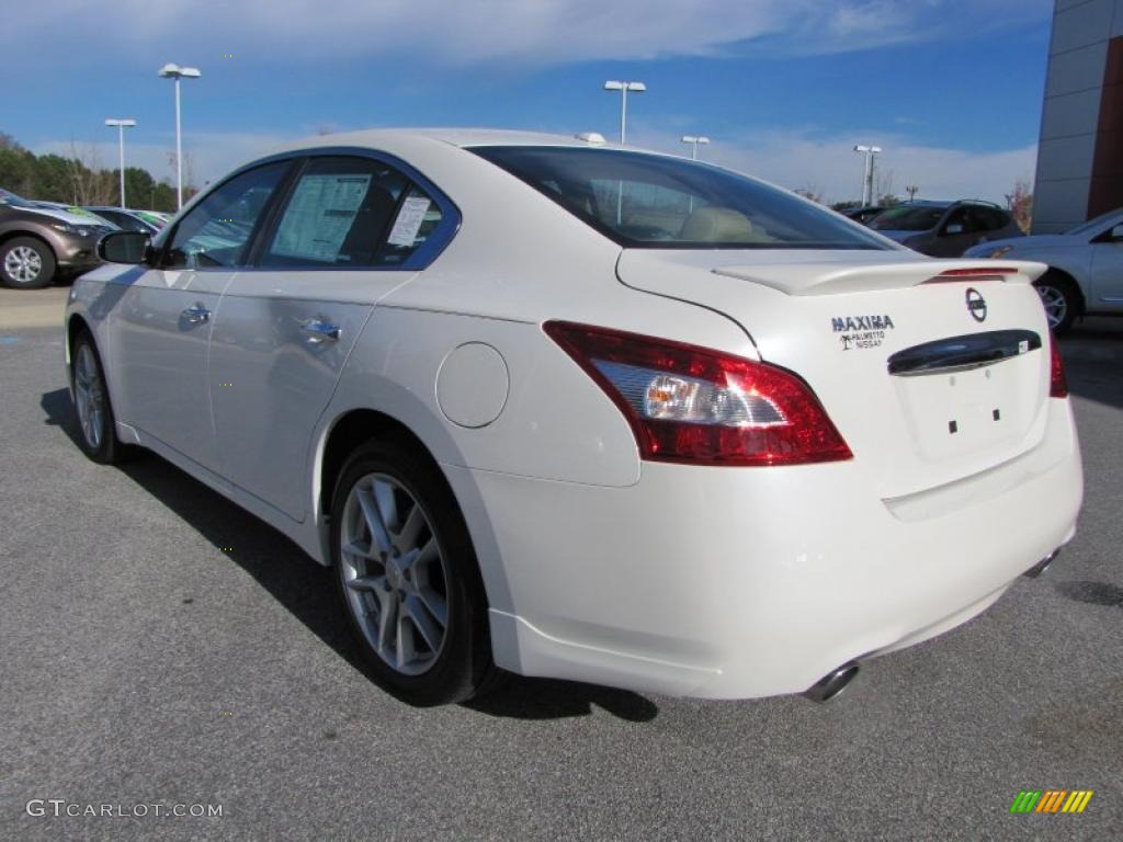 Winter Frost White 2011 Nissan Maxima 3.5 SV Exterior Photo #41308643