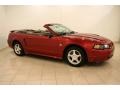 Redfire Metallic 2004 Ford Mustang V6 Convertible