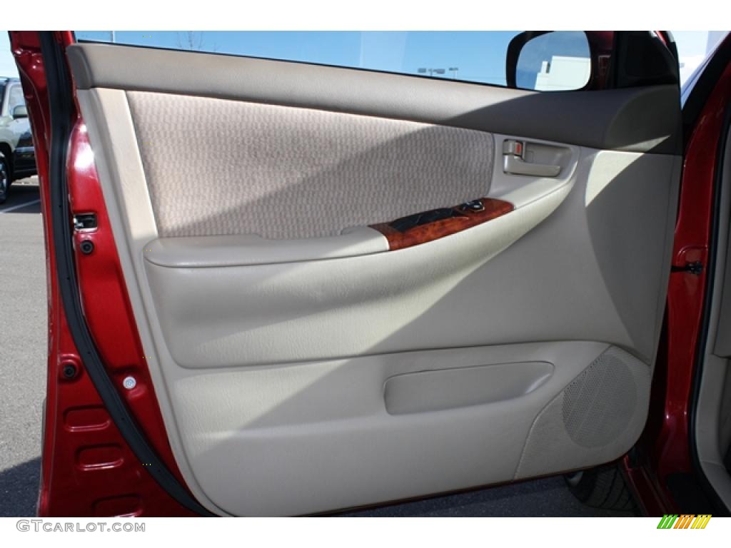2008 Toyota Corolla LE Beige Door Panel Photo #41310435