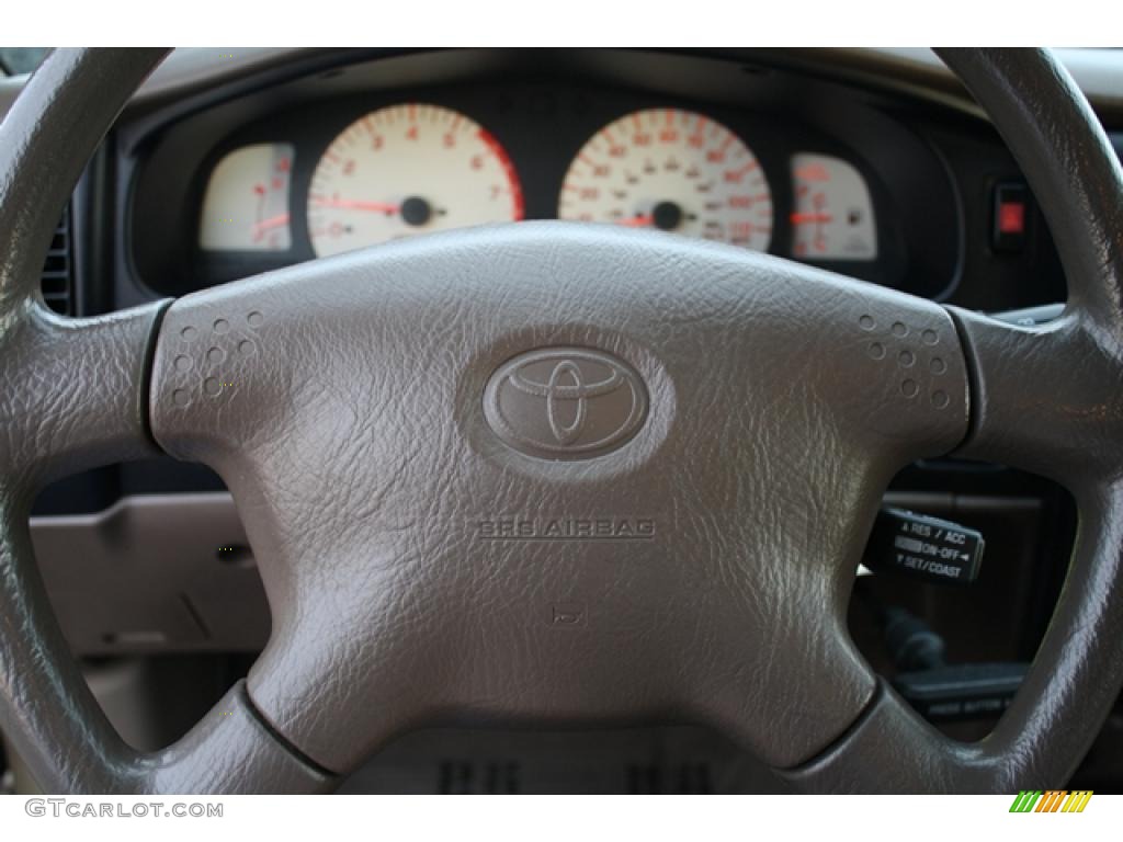 2003 Toyota Tacoma V6 TRD Xtracab 4x4 Oak Steering Wheel Photo #41310962