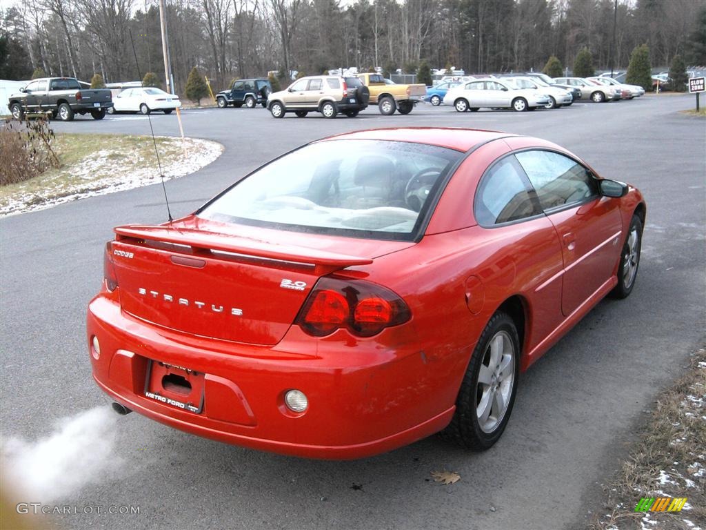 2004 Stratus R/T Coupe - Indy Red / Sandstone photo #6