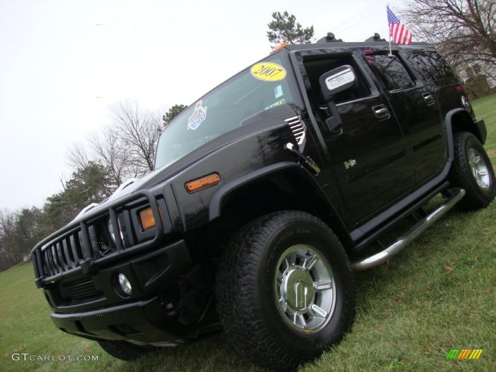 2007 H2 SUV - Black / Ebony Black photo #1