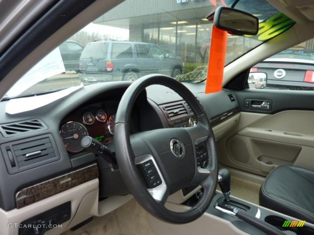 2008 Mercury Milan V6 Premier AWD Dark Charcoal/Light Stone Dashboard Photo #41315914