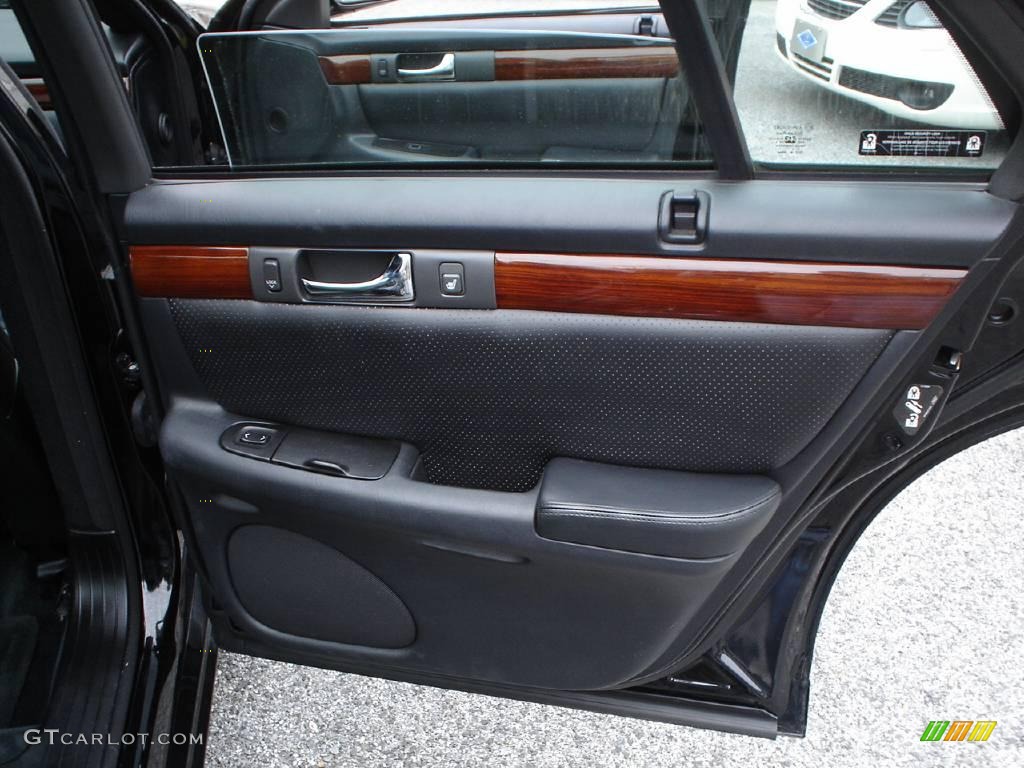 2003 Cadillac Seville STS Black Door Panel Photo #41317059