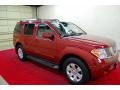 2006 Red Brawn Pearl Nissan Pathfinder LE  photo #1