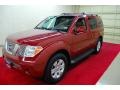 2006 Red Brawn Pearl Nissan Pathfinder LE  photo #3