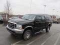 2004 Black Ford F250 Super Duty XLT SuperCab 4x4  photo #4