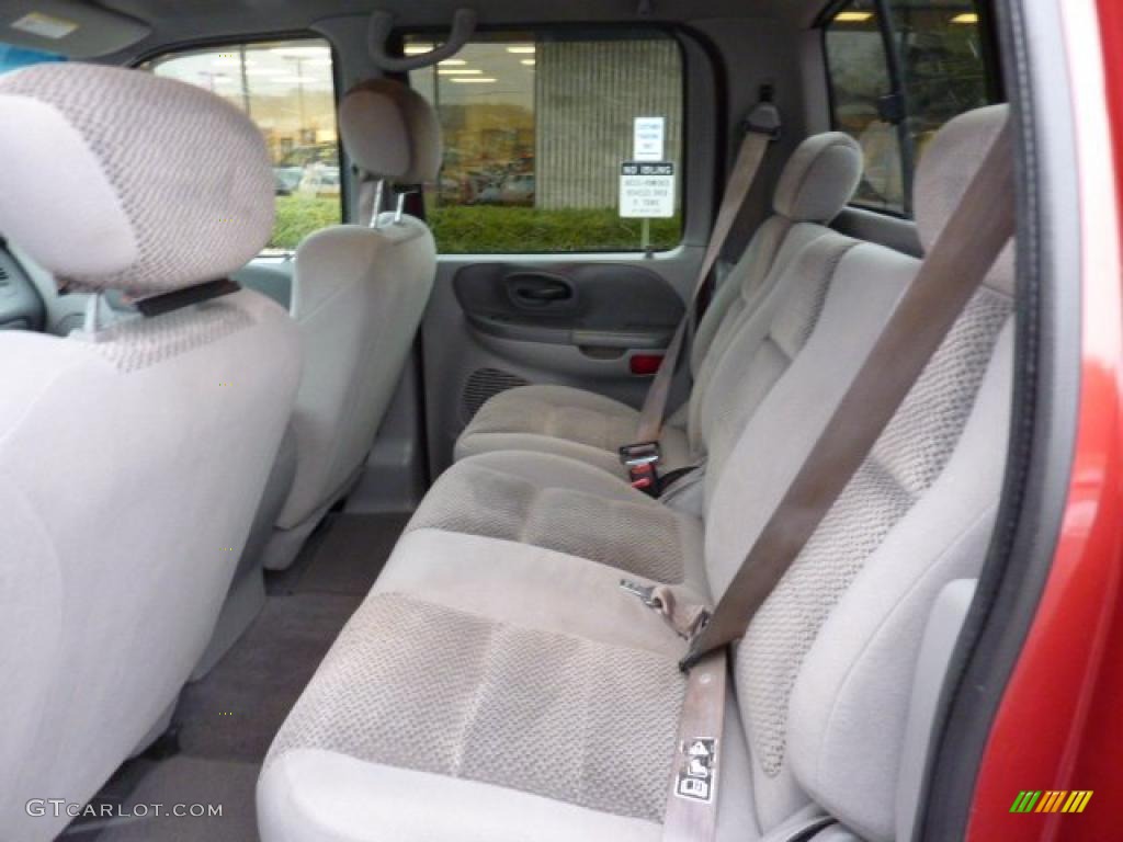 2002 F150 XLT SuperCrew 4x4 - Toreador Red Metallic / Medium Graphite photo #13