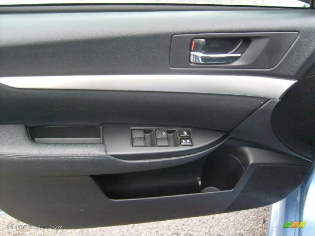 2011 Subaru Legacy 2.5i Premium Off-Black Door Panel Photo #41319462