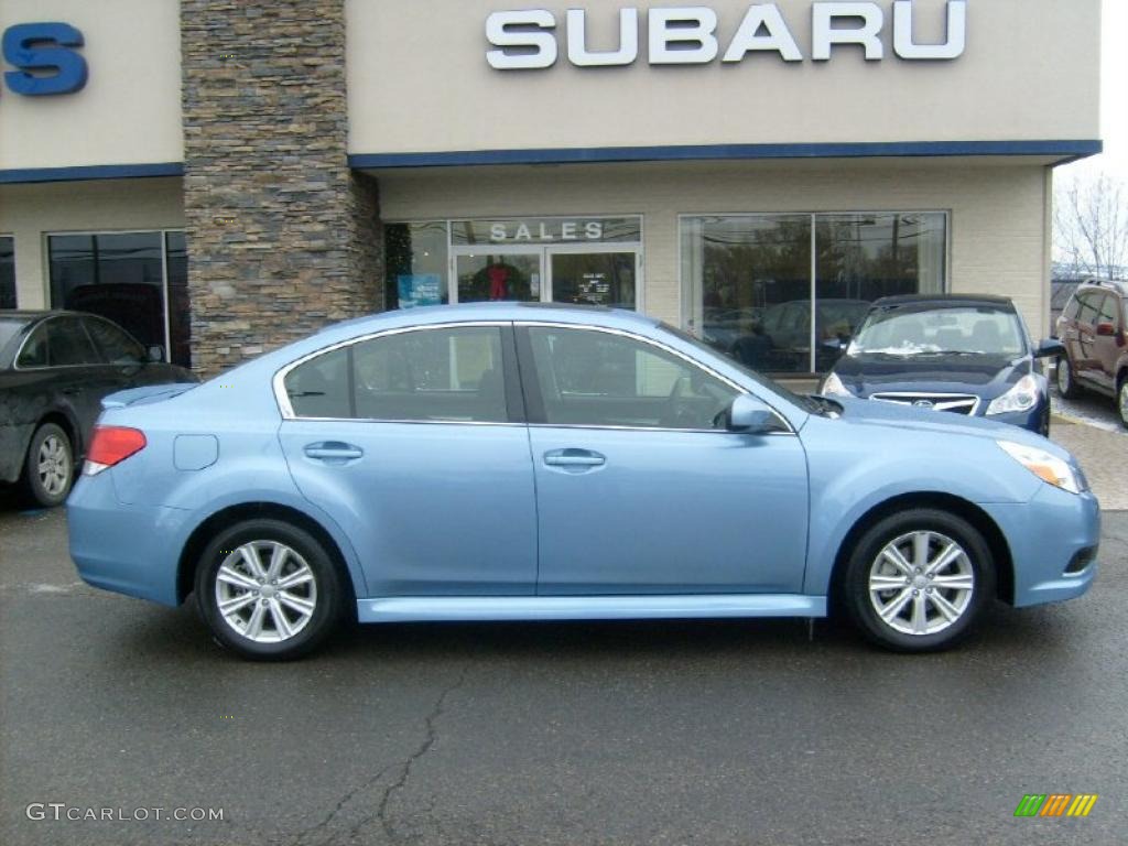 Sky Blue Metallic 2010 Subaru Legacy 2.5i Premium Sedan Exterior Photo #41319694