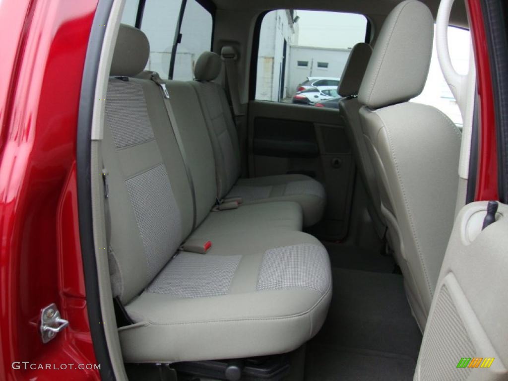 2007 Ram 1500 ST Quad Cab 4x4 - Inferno Red Crystal Pearl / Medium Slate Gray photo #23