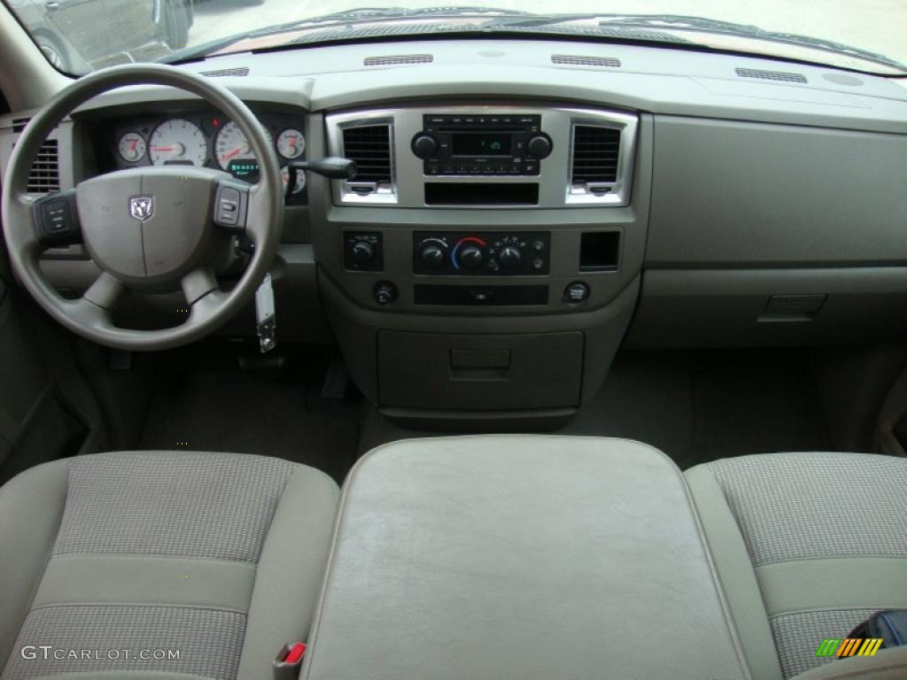 2007 Ram 1500 ST Quad Cab 4x4 - Inferno Red Crystal Pearl / Medium Slate Gray photo #27