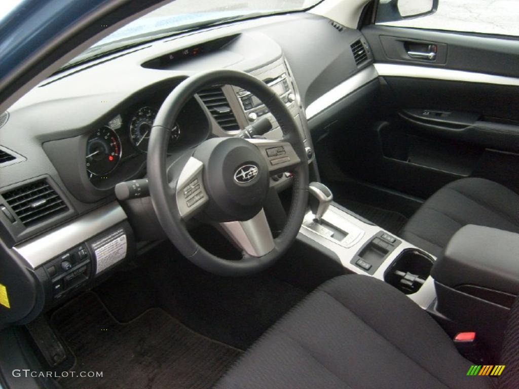 Off Black Interior 2010 Subaru Legacy 2.5i Premium Sedan Photo #41319862