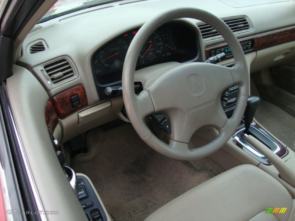 1998 Acura CL 3.0 Premium Parchment Steering Wheel Photo #41320262