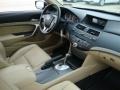 Ivory 2009 Honda Accord EX-L Coupe Dashboard