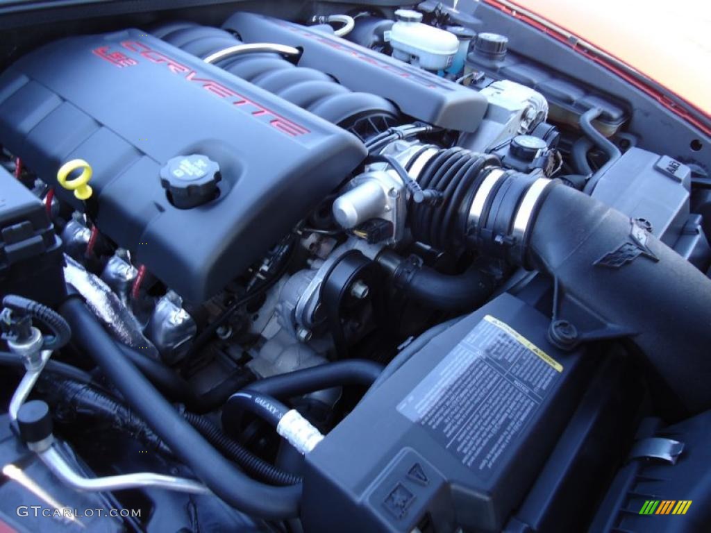 2005 Chevrolet Corvette Convertible 6.0 Liter OHV 16-Valve LS2 V8 Engine Photo #41321346