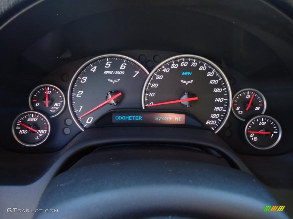 2005 Chevrolet Corvette Convertible Gauges Photo #41321438