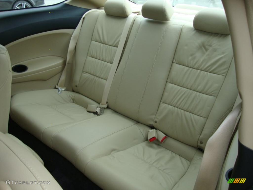 Ivory Interior 2009 Honda Accord EX-L Coupe Photo #41321462