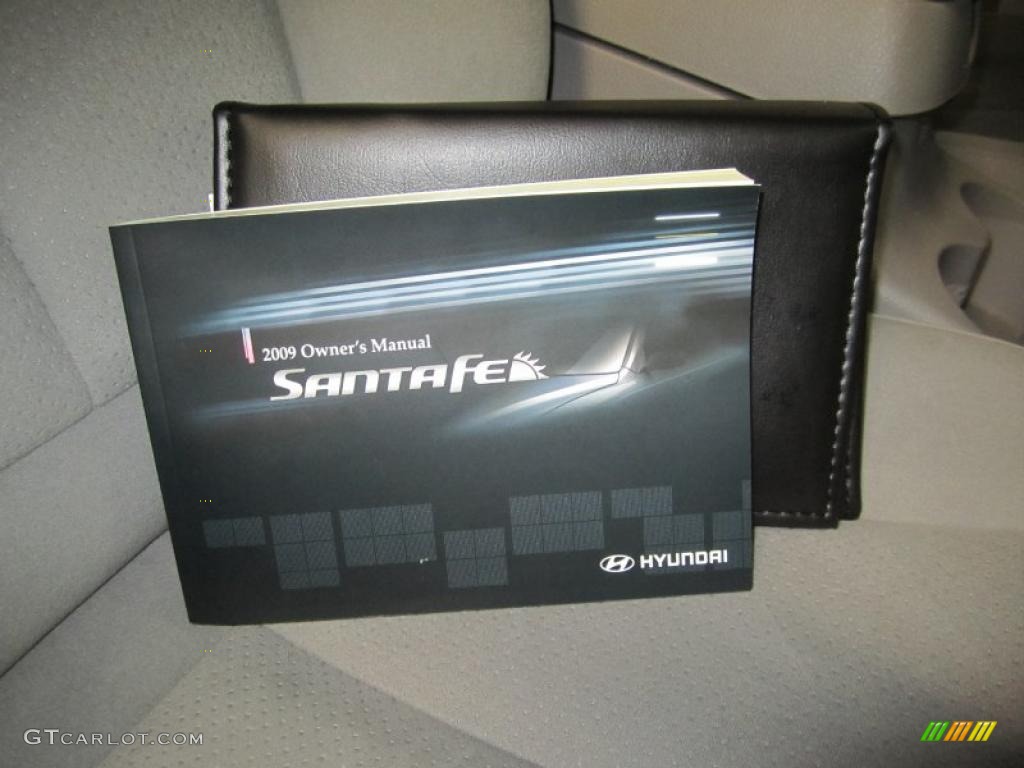 2009 Santa Fe GLS 4WD - Platinum Sage / Gray photo #22