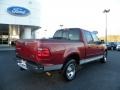 2002 Toreador Red Metallic Ford F150 XLT SuperCrew  photo #3