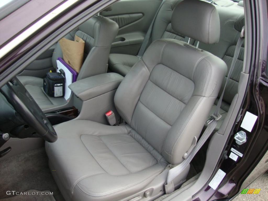 1999 Accord EX V6 Coupe - Black Currant Pearl / Ivory photo #18