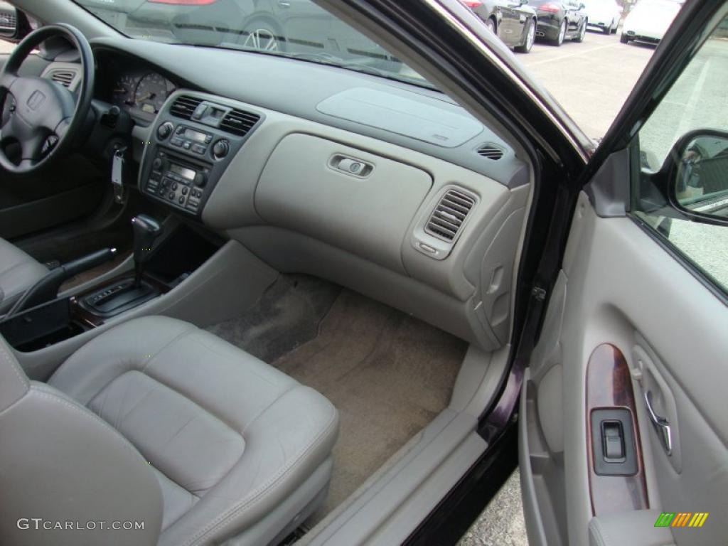 1999 Accord EX V6 Coupe - Black Currant Pearl / Ivory photo #19
