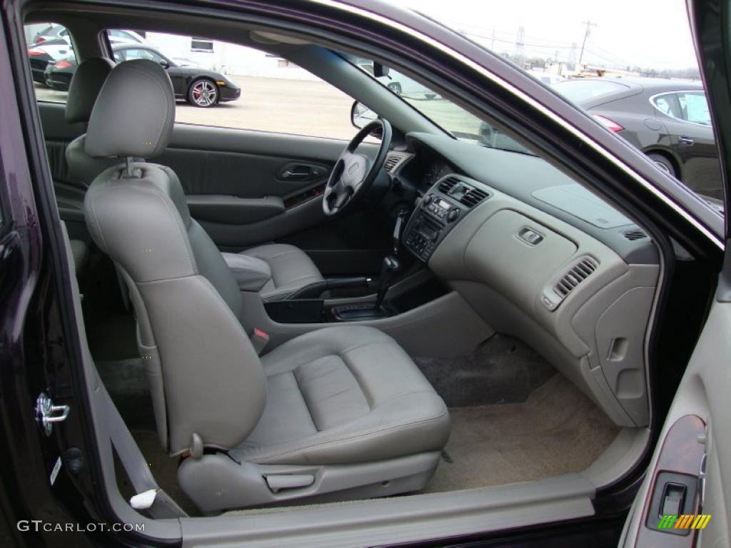1999 Accord EX V6 Coupe - Black Currant Pearl / Ivory photo #21
