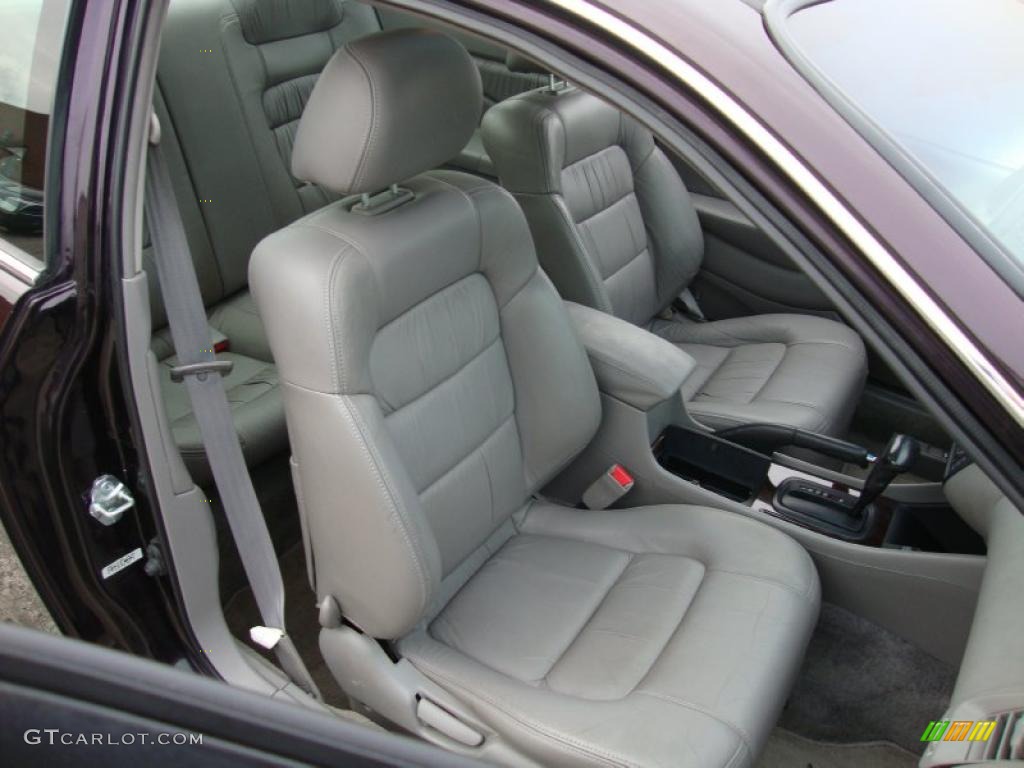1999 Accord EX V6 Coupe - Black Currant Pearl / Ivory photo #22