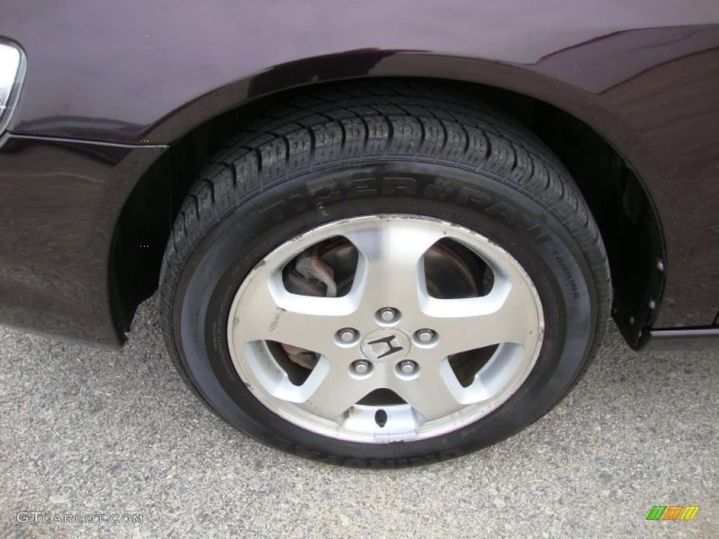 1999 Accord EX V6 Coupe - Black Currant Pearl / Ivory photo #35