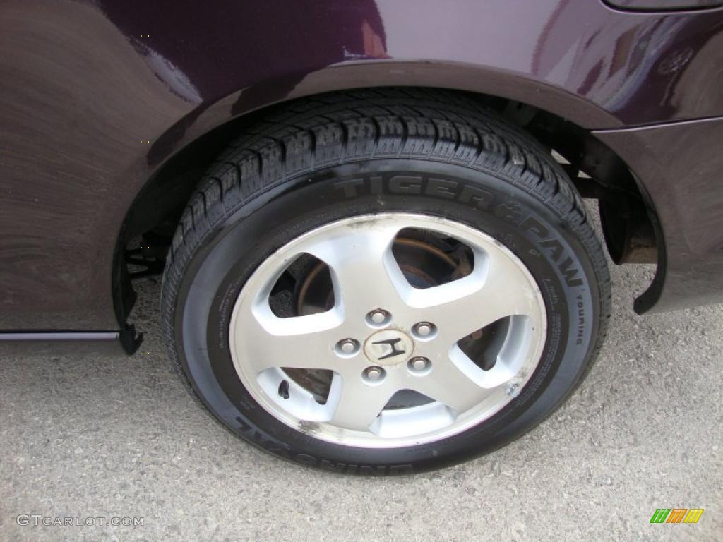 1999 Accord EX V6 Coupe - Black Currant Pearl / Ivory photo #36