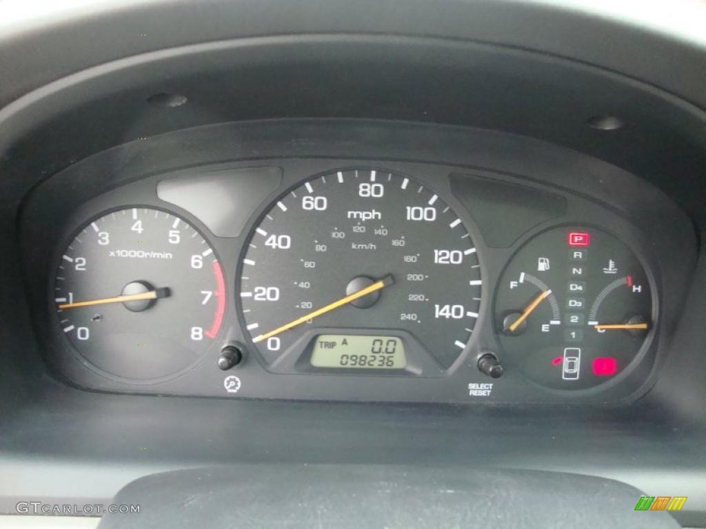 1999 Honda Accord EX V6 Coupe Gauges Photo #41324026