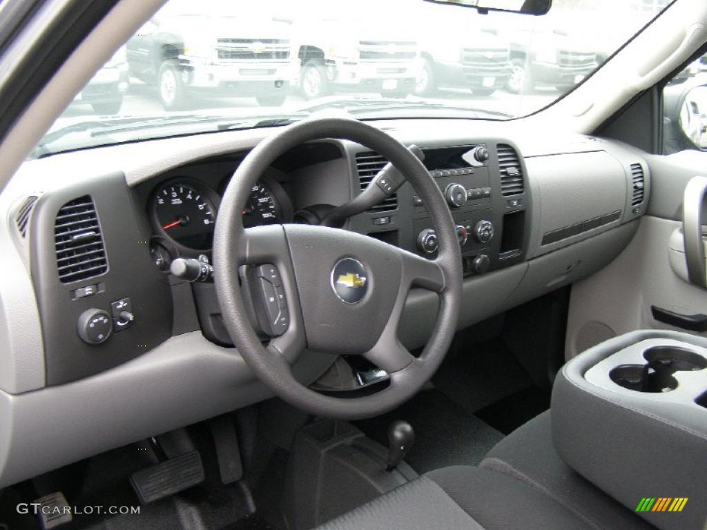 Dark Titanium Interior 2011 Chevrolet Silverado 1500 Extended Cab 4x4 Photo #41325418