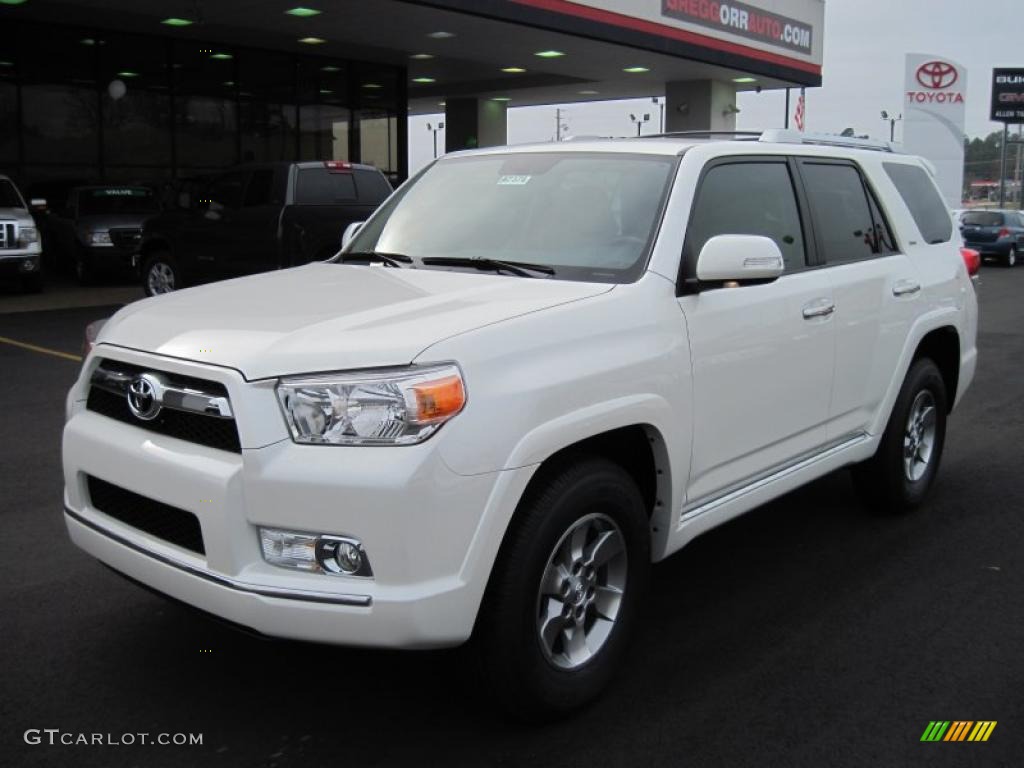 2011 4Runner SR5 - Blizzard White Pearl / Sand Beige photo #1