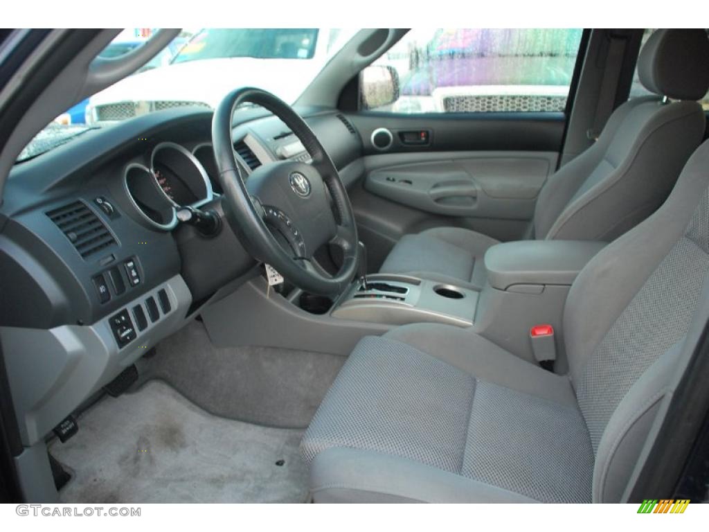 Graphite Gray Interior 2006 Toyota Tacoma V6 PreRunner TRD Sport Double Cab Photo #41326646