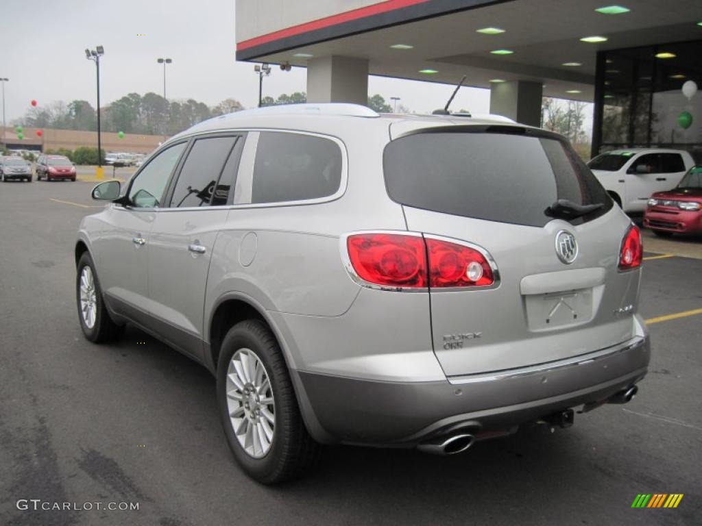 2008 Enclave CXL - Platinum Ice Metallic / Titanium/Dark Titanium photo #3