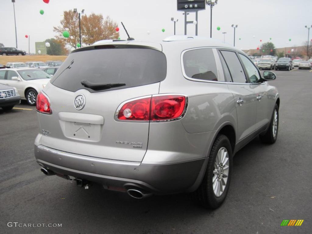 2008 Enclave CXL - Platinum Ice Metallic / Titanium/Dark Titanium photo #5