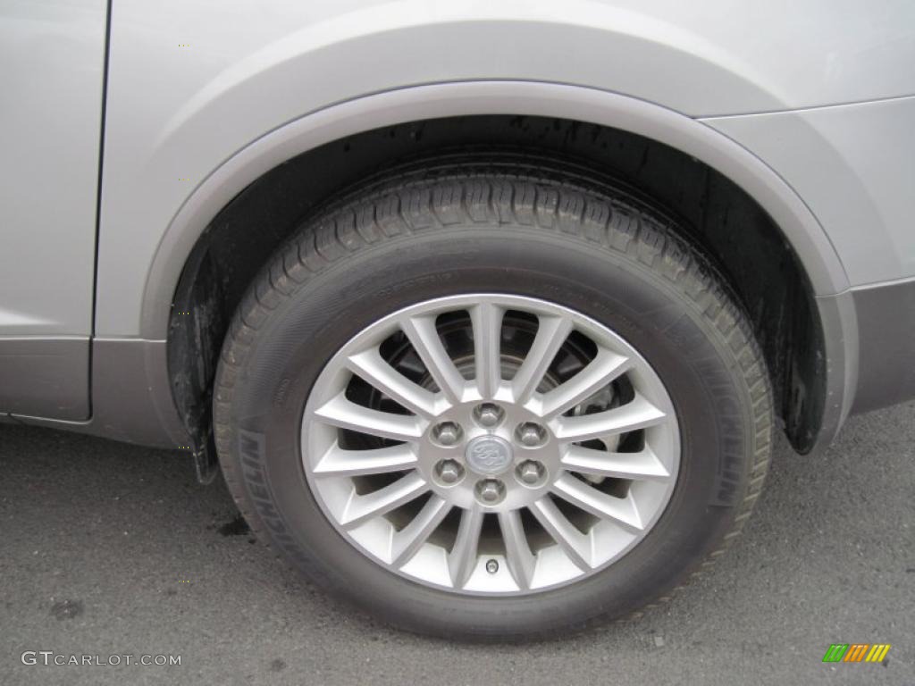 2008 Enclave CXL - Platinum Ice Metallic / Titanium/Dark Titanium photo #10