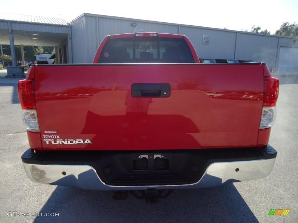 2010 Tundra TRD Double Cab - Radiant Red / Sand Beige photo #10