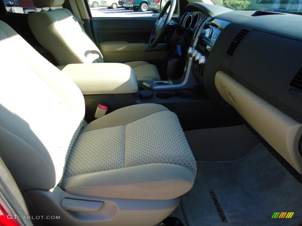 2010 Tundra TRD Double Cab - Radiant Red / Sand Beige photo #19