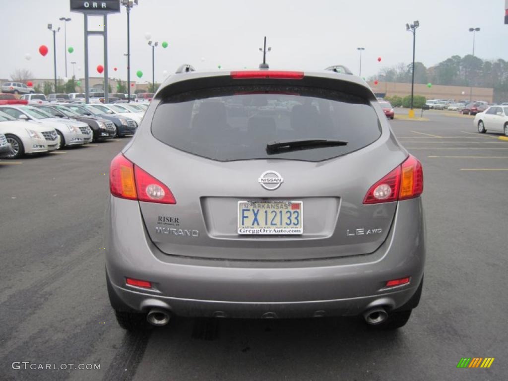 2010 Murano LE AWD - Platinum Graphite Metallic / Black photo #4