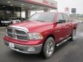 2009 Inferno Red Crystal Pearl Dodge Ram 1500 Big Horn Edition Crew Cab 4x4  photo #1