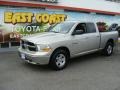 2010 Bright Silver Metallic Dodge Ram 1500 SLT Quad Cab 4x4  photo #3