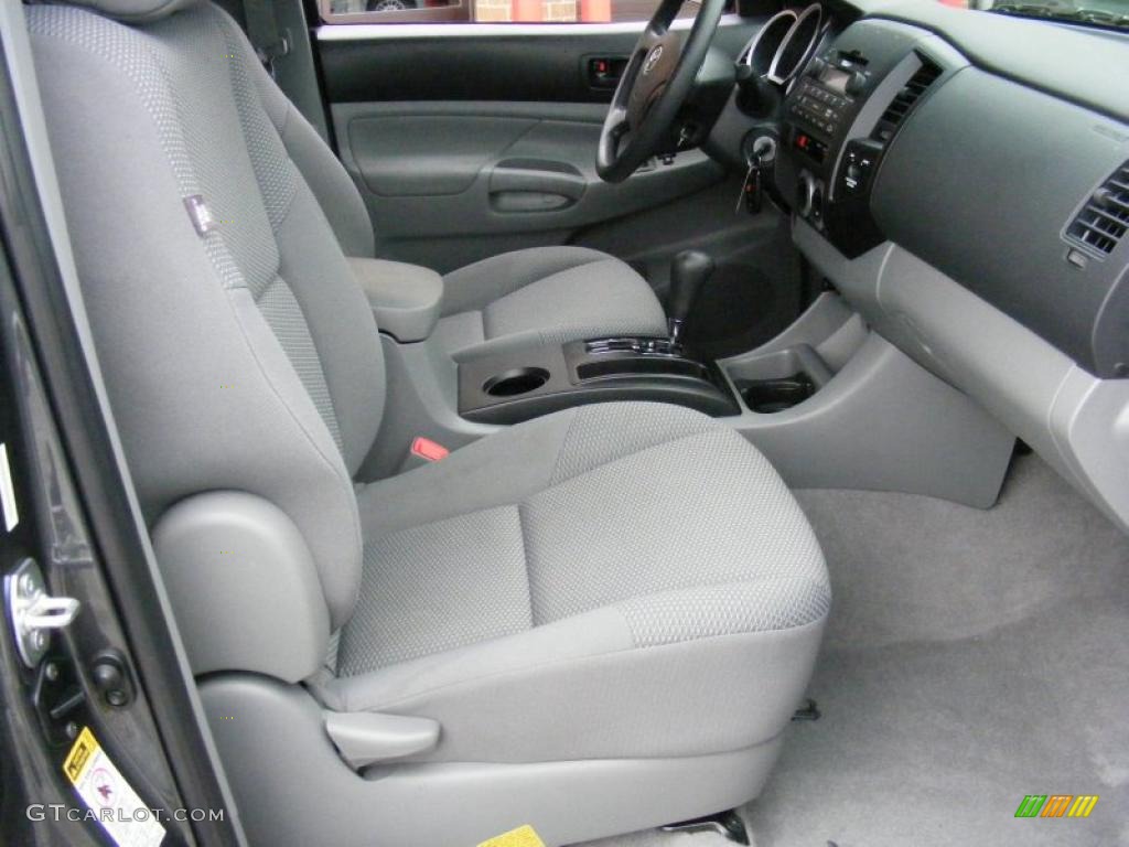 Graphite Gray Interior 2009 Toyota Tacoma Access Cab Photo #41327998