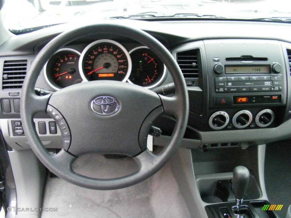 2009 Toyota Tacoma Access Cab Graphite Gray Dashboard Photo #41328030