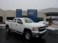 2007 Summit White Chevrolet Silverado 2500HD LT Extended Cab 4x4  photo #1