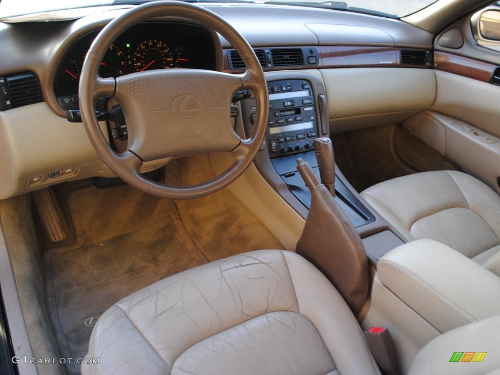 1996 SC 300 - Sandstone Beige Metallic / Beige photo #12