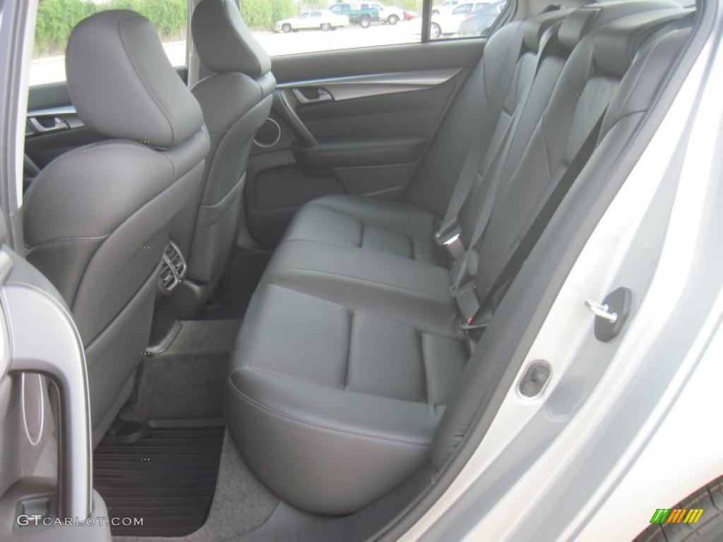 Ebony Black Interior 2011 Acura TL 3.5 Technology Photo #41330379